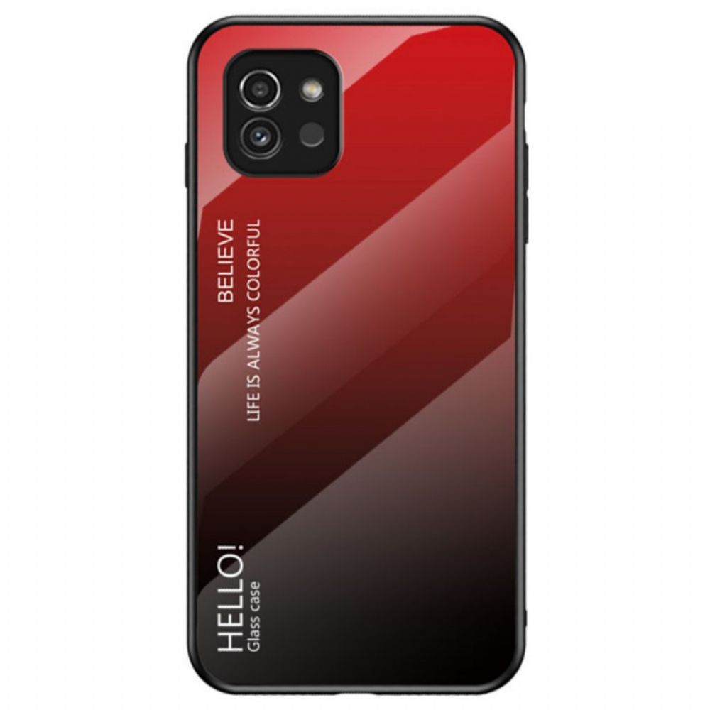 Hülle Für Samsung Galaxy A03 Hallo Panzerglas
