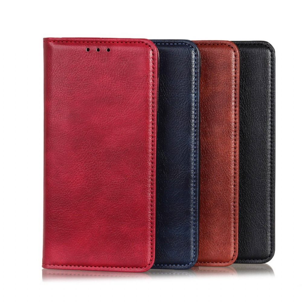 Schutzhülle Für Samsung Galaxy A03 Flip Case Leder-litschi-design