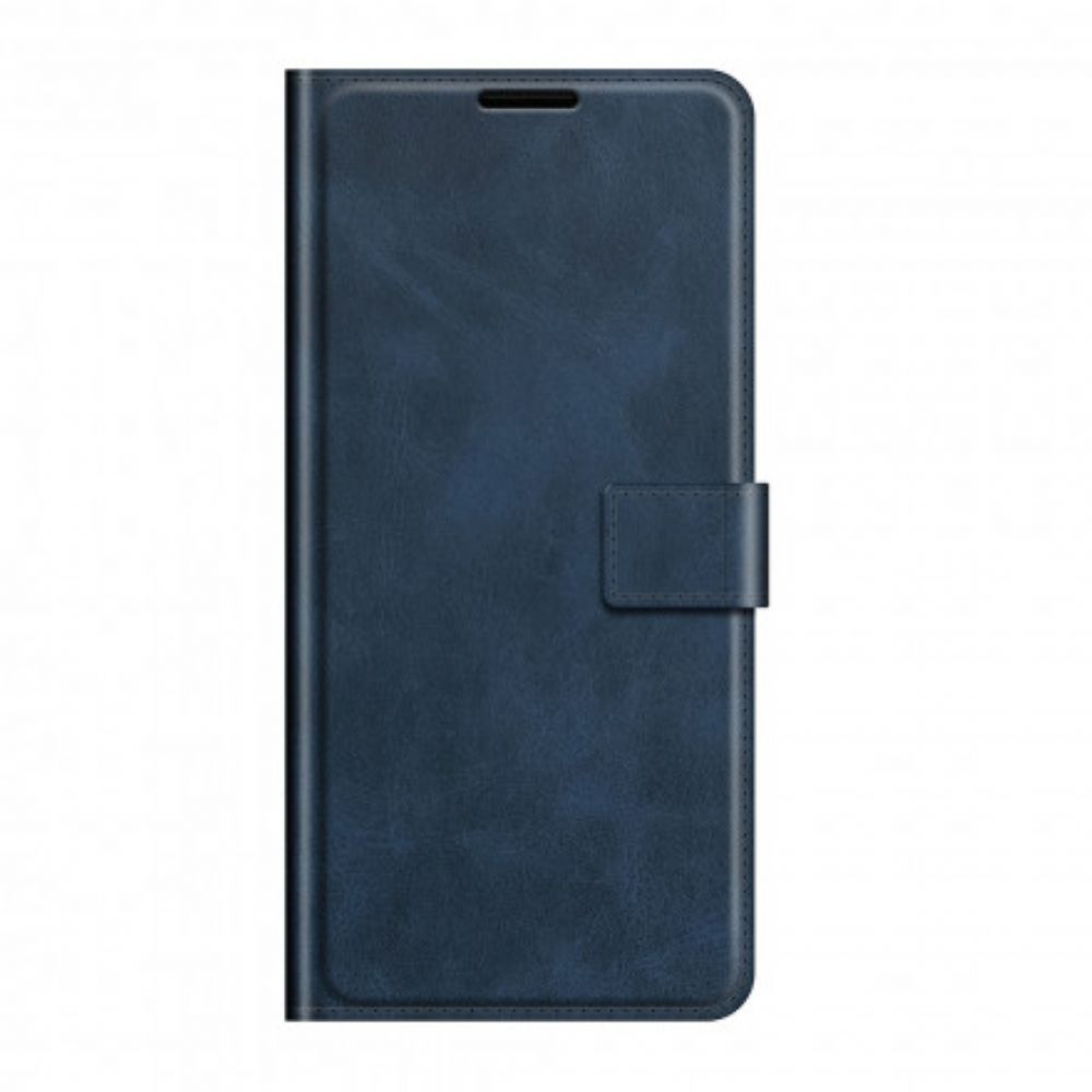 Flip Case Für Motorola Edge 20 Lite Extrem Schmaler Ledereffekt