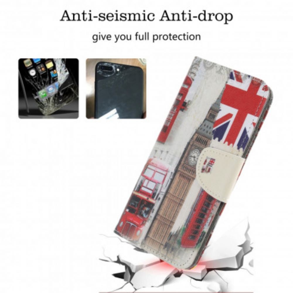 Flip Case Für Motorola Edge 20 Lite Londoner Leben