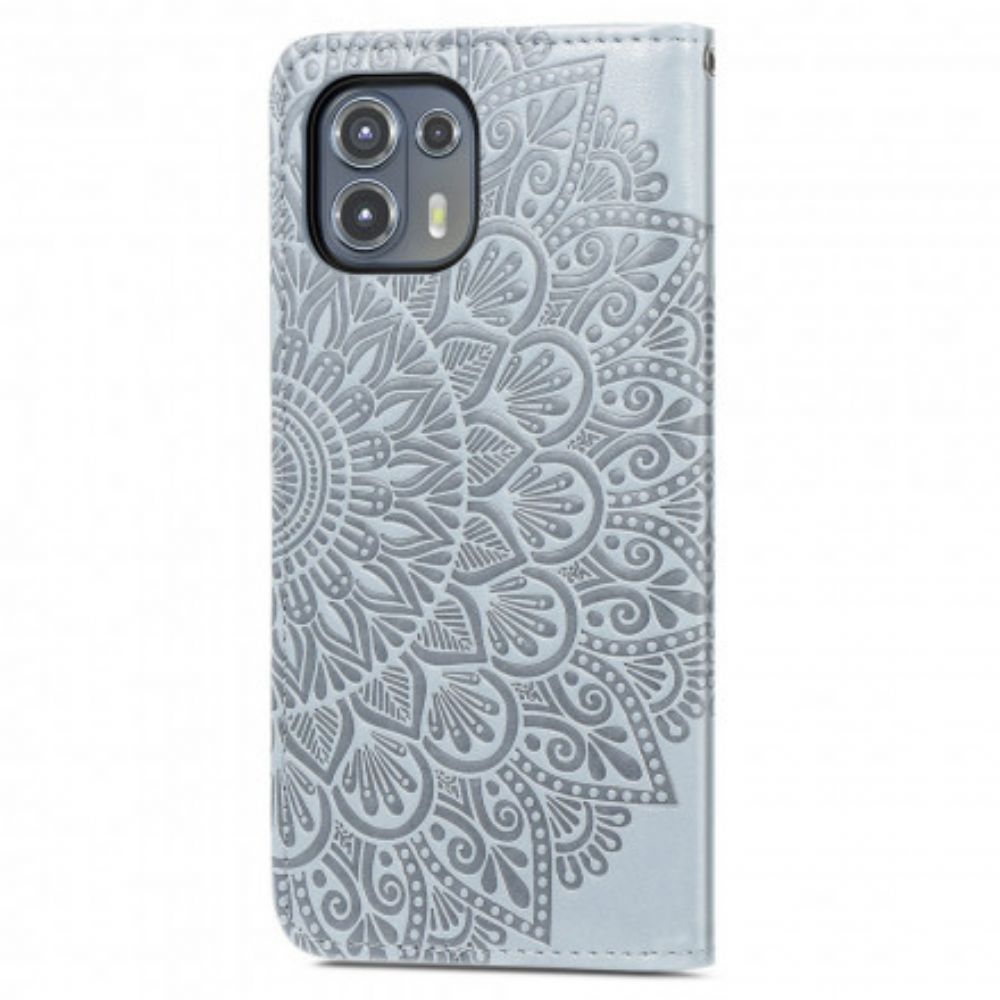 Flip Case Für Motorola Edge 20 Lite Stammesblätter