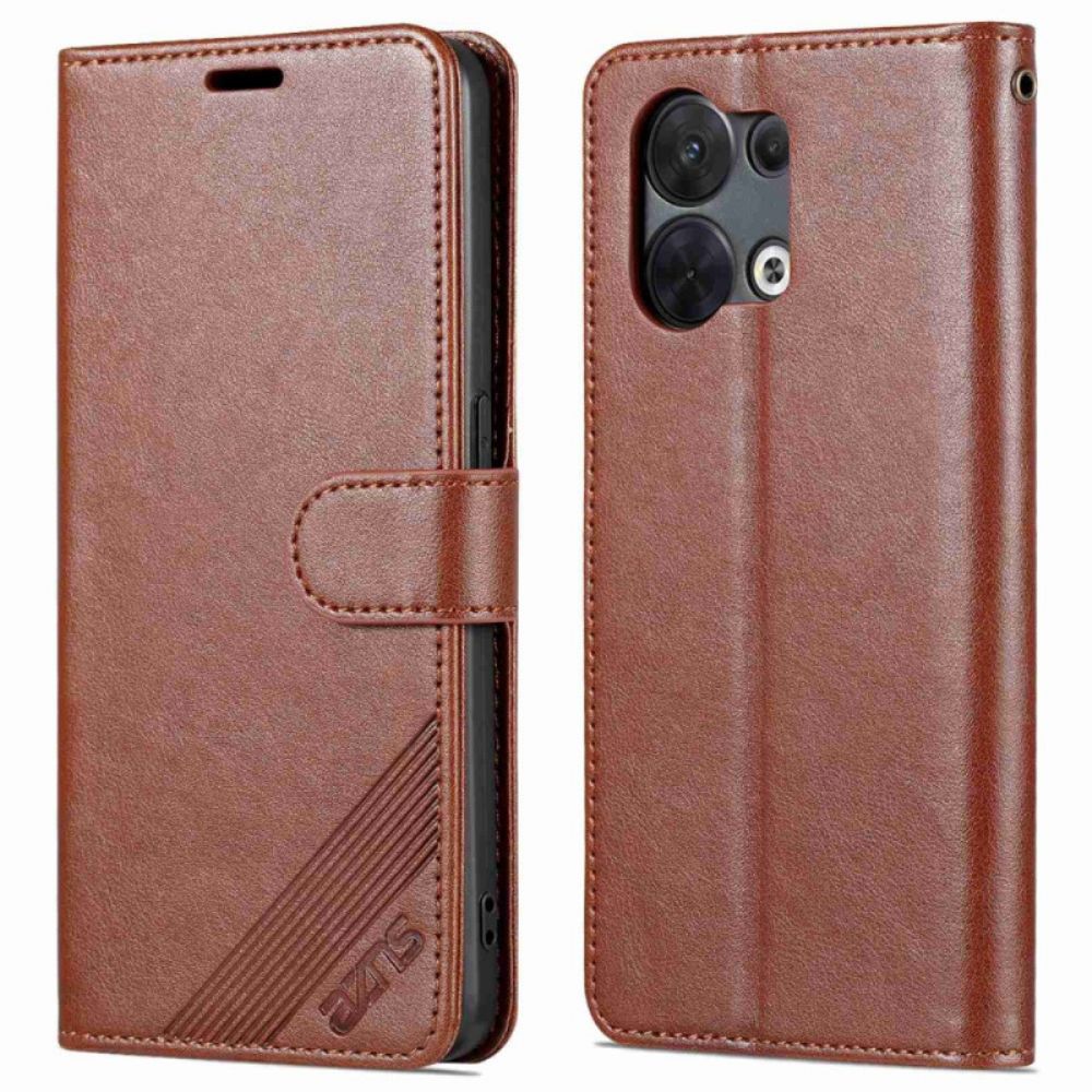 Flip Case Für Oppo Reno 8 Azns Kunstleder