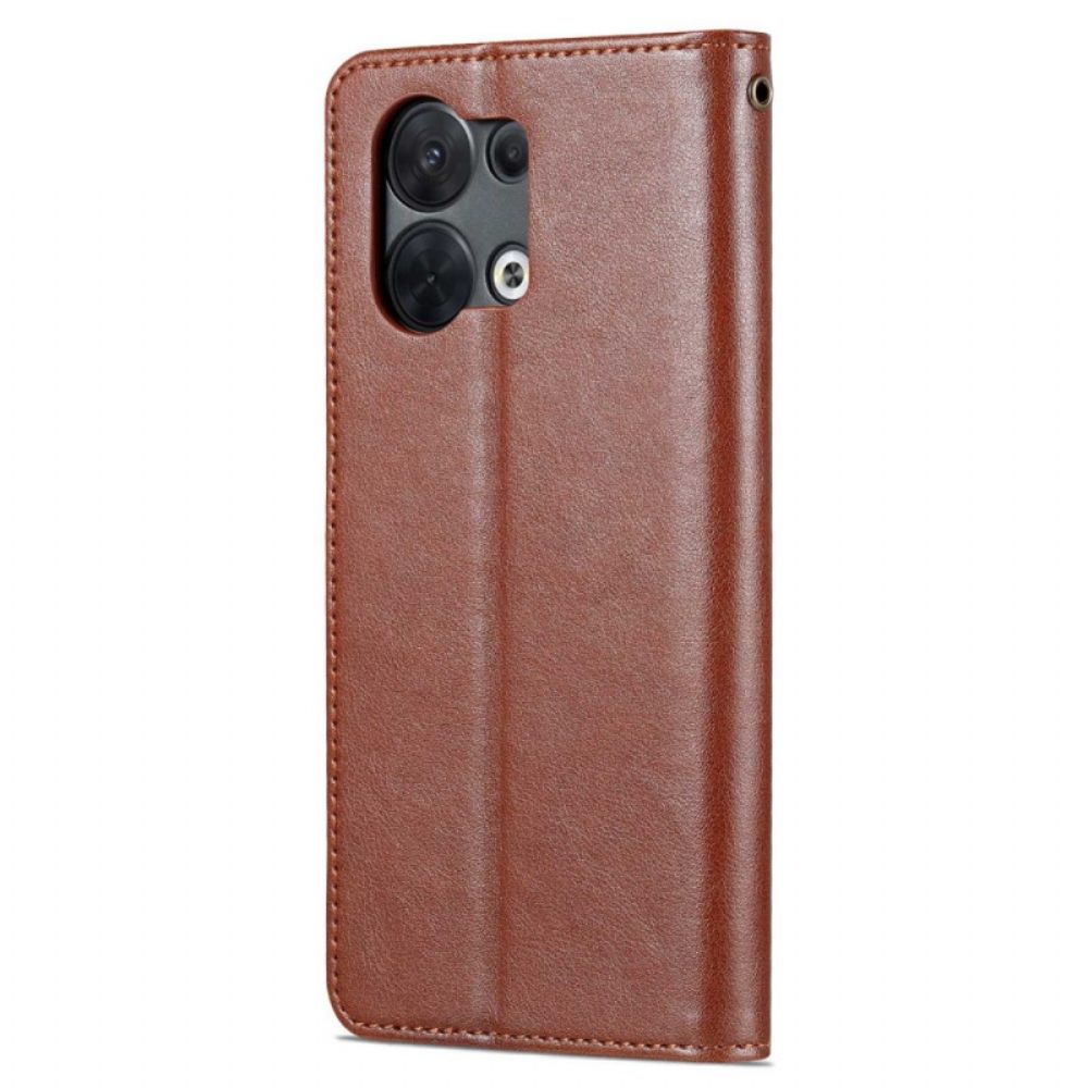 Flip Case Für Oppo Reno 8 Azns Kunstleder