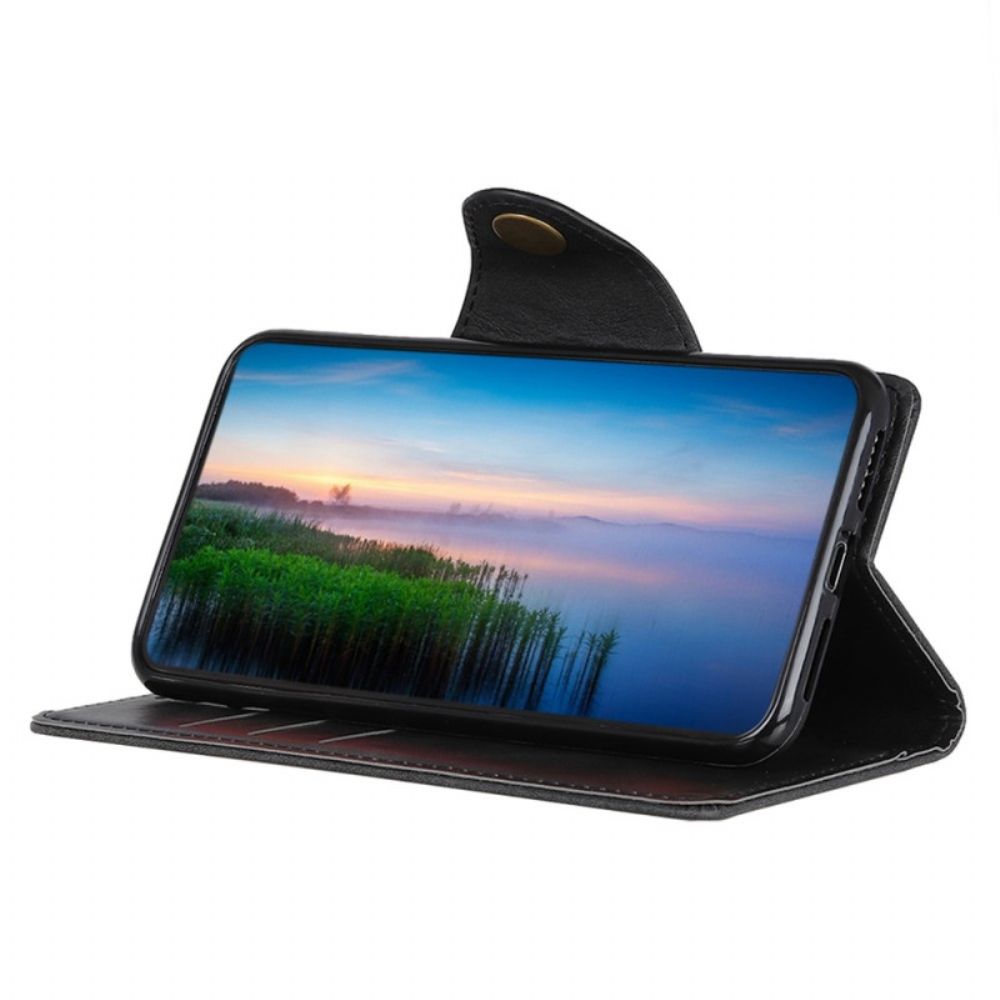 Flip Case Für Oppo Reno 8 Magnetknopf