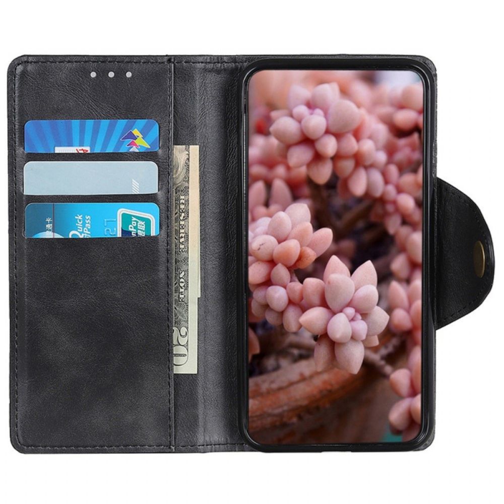 Flip Case Für Oppo Reno 8 Magnetknopf