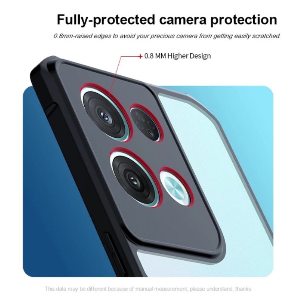 Handyhülle Für Oppo Reno 8 Transparenter Hybrid