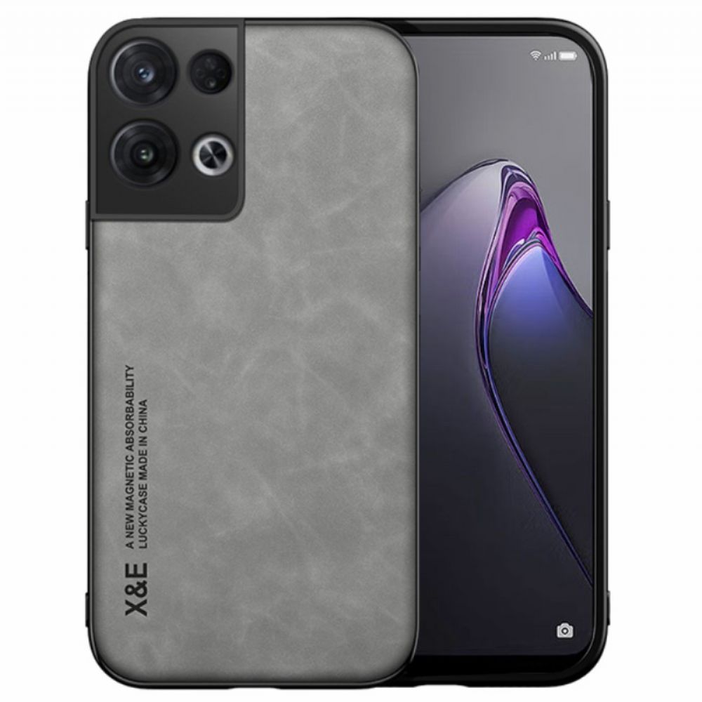 Hülle Für Oppo Reno 8 X&e Ledereffekt