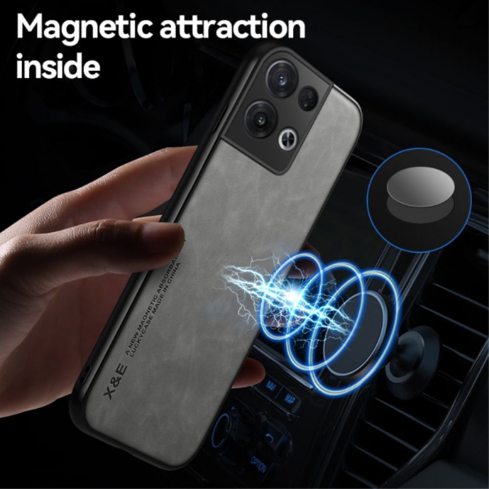 Hülle Für Oppo Reno 8 X&e Ledereffekt