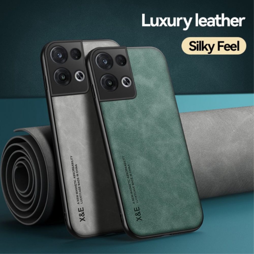 Hülle Für Oppo Reno 8 X&e Ledereffekt