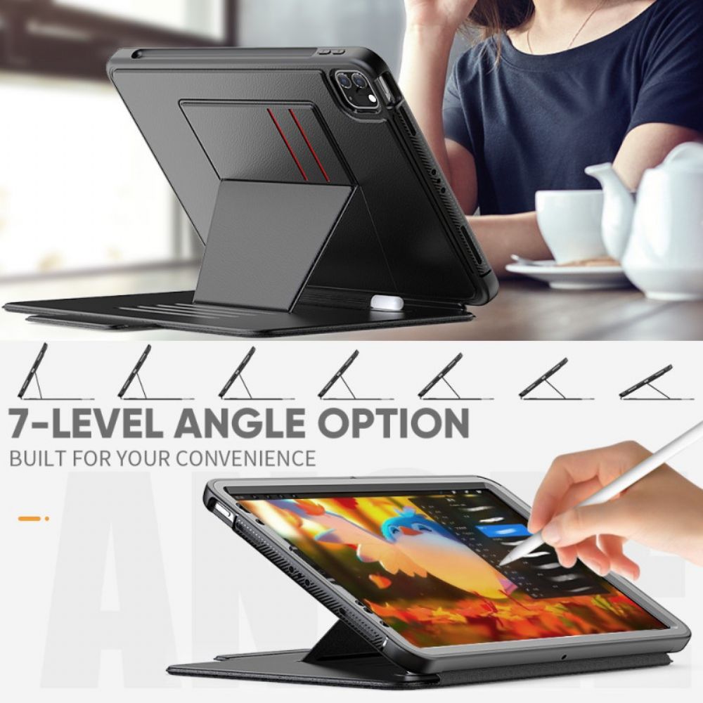 Case Für iPad Air (2024) (2024) / Pro 11" Kartenhalter Mit Mehreren Winkeln