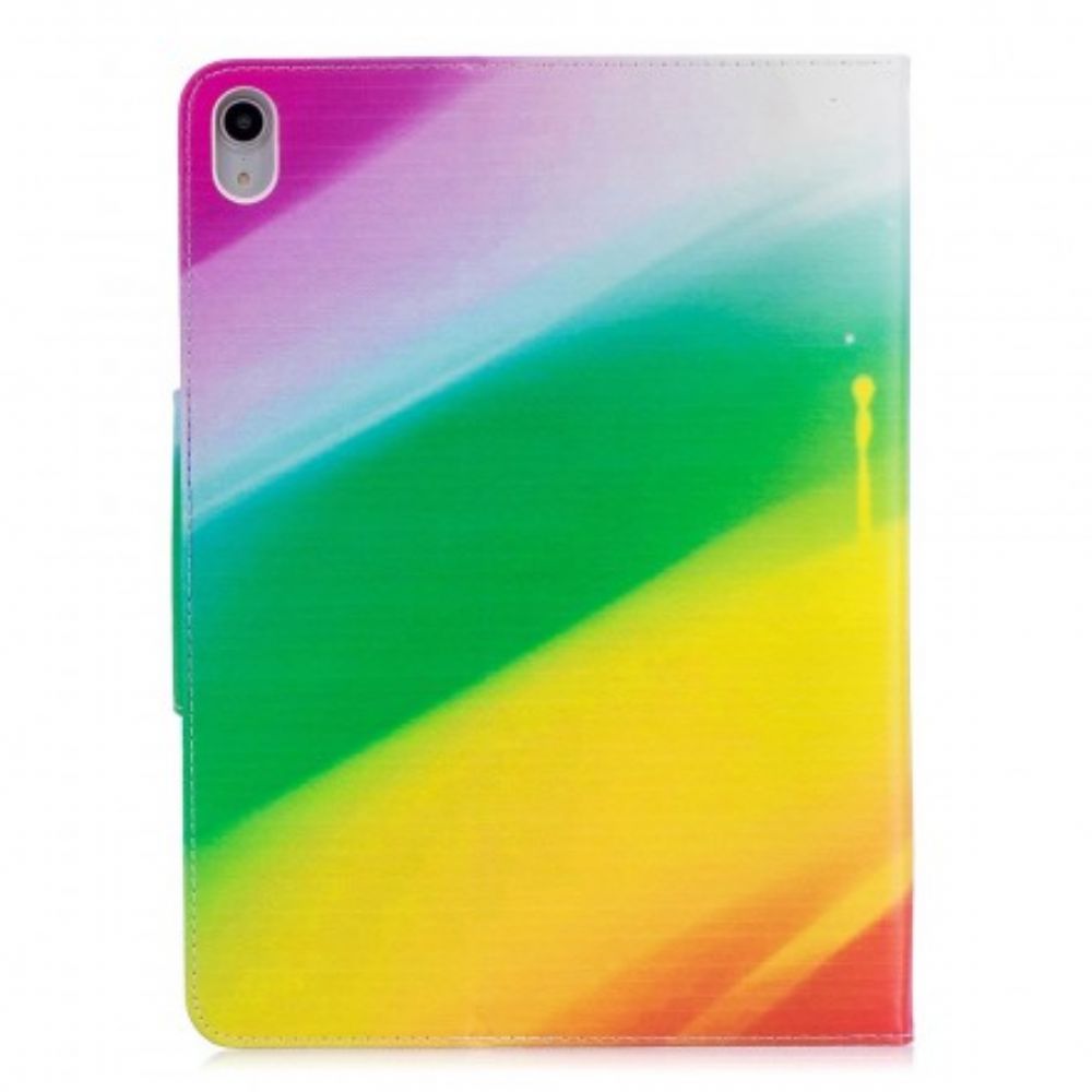 Flip Case Für iPad Air (2024) (2024) / Pro 11" Aquarellstreifen