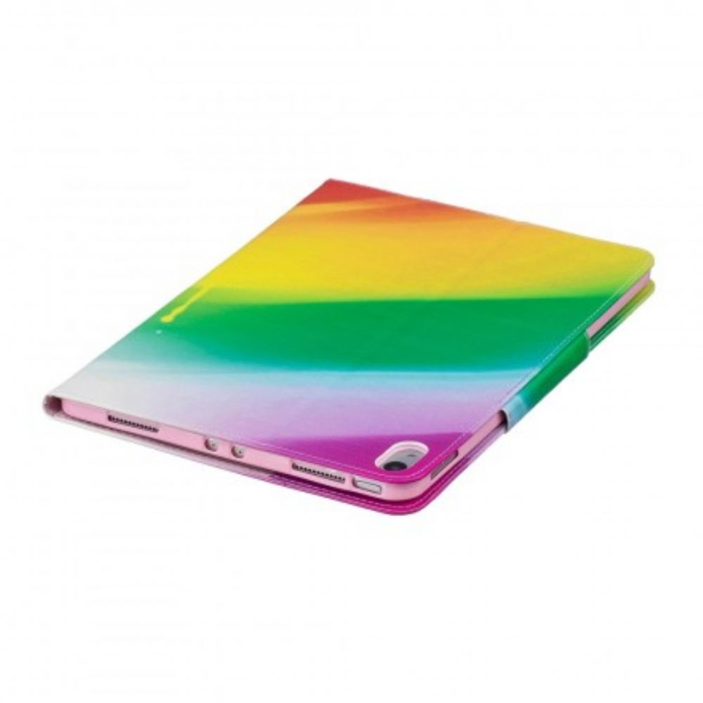 Flip Case Für iPad Air (2024) (2024) / Pro 11" Aquarellstreifen