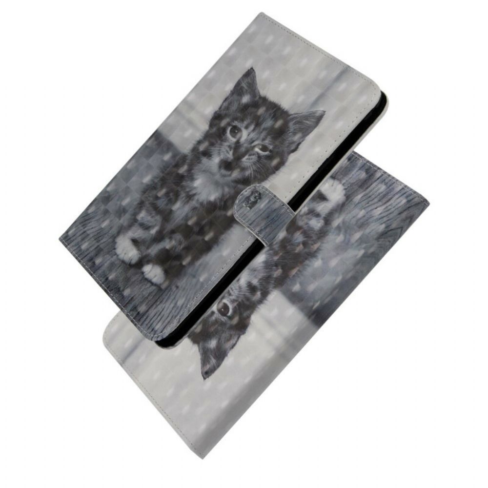 Flip Case Für iPad Air (2024) (2024) / Pro 11" Katzenlichtpunkte