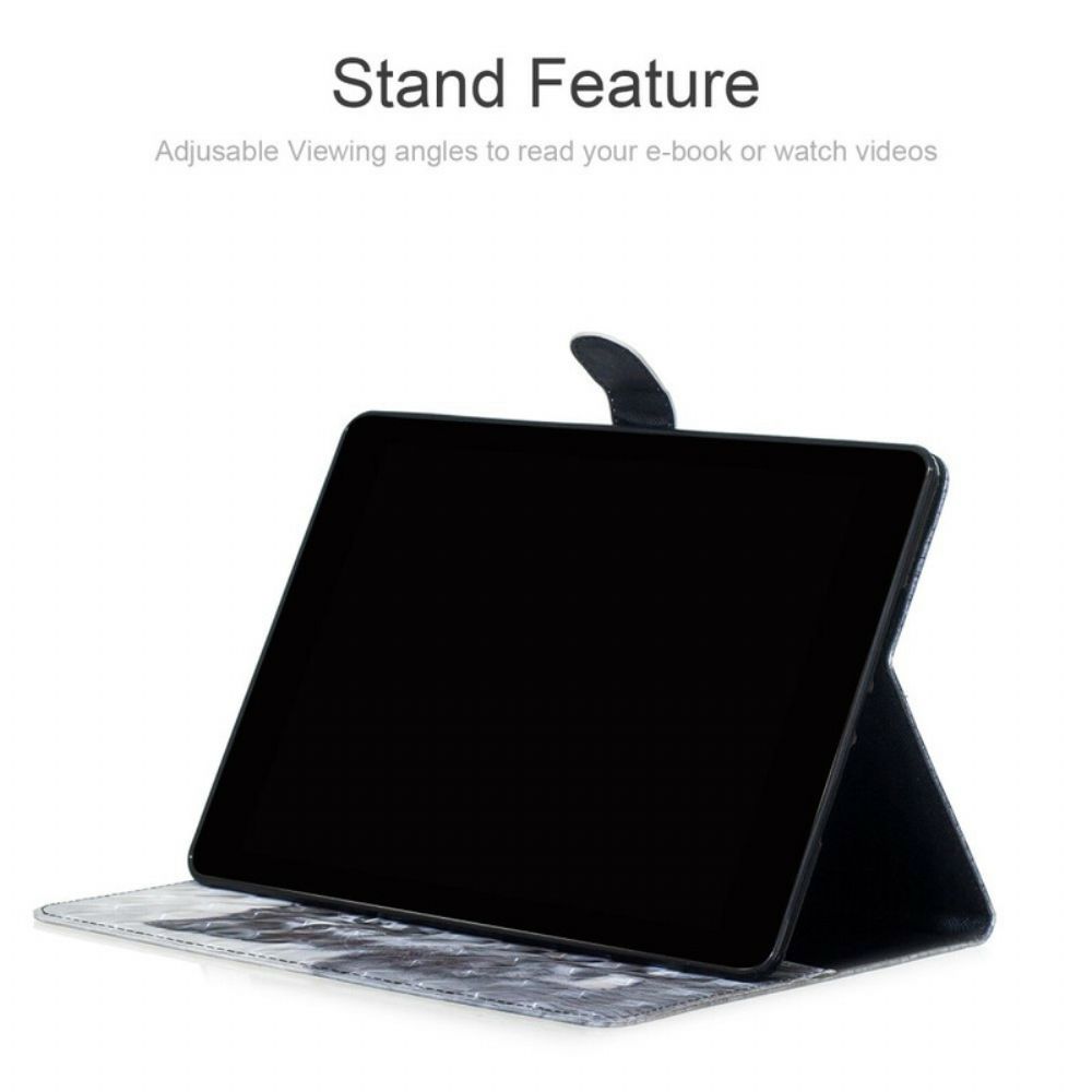Flip Case Für iPad Air (2024) (2024) / Pro 11" Katzenlichtpunkte