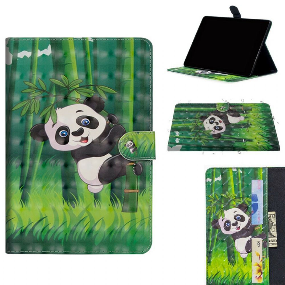 Flip Case Für iPad Air (2024) (2024) / Pro 11" Panda-lichtpunkte