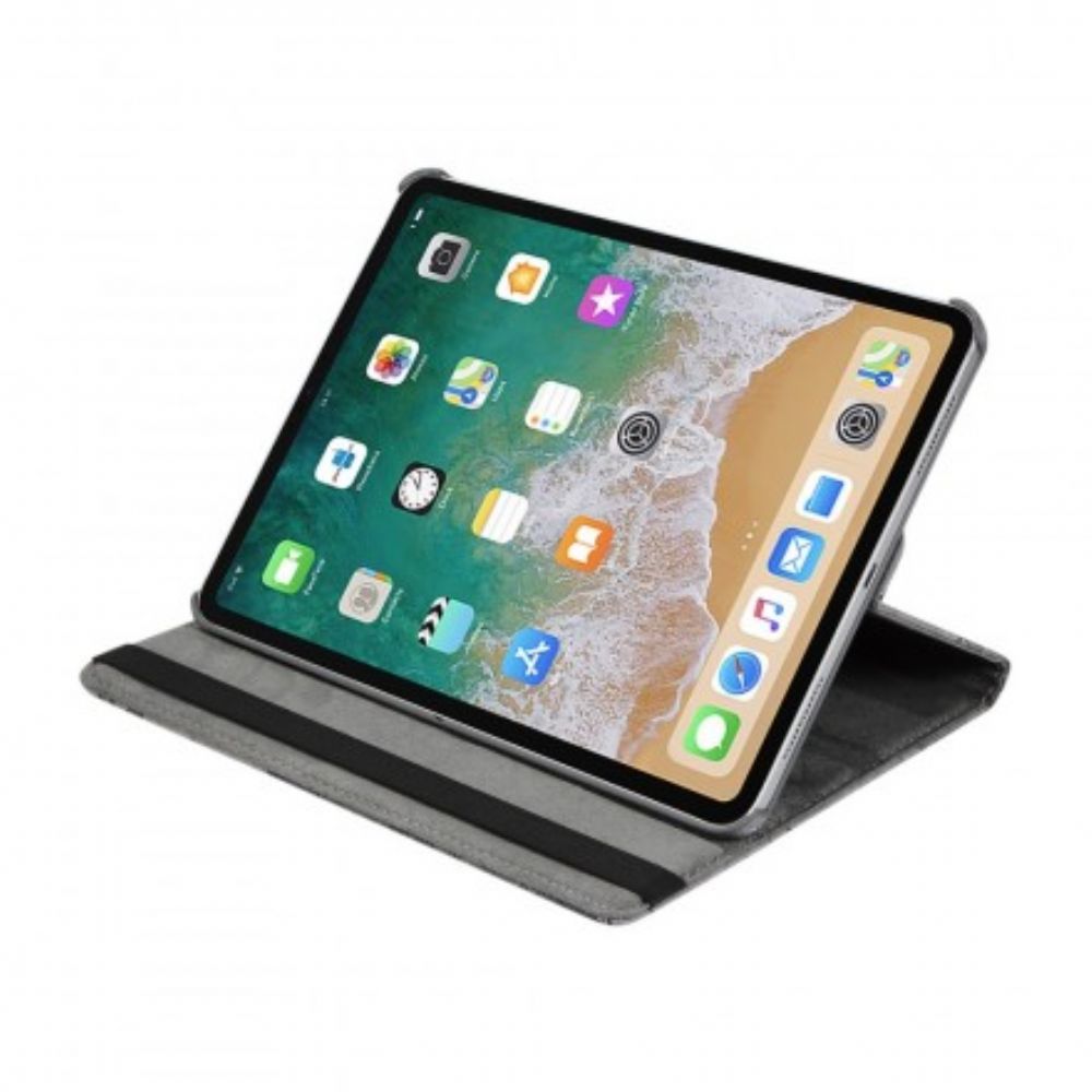 Flip Case Für iPad Air (2024) (2024) / Pro 11" Rotierende Weltkarte