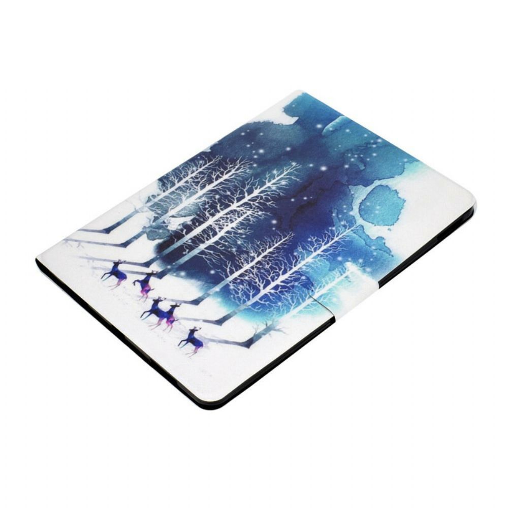 Flip Case Für iPad Air (2024) (2024) / Pro 11" Schneehirsch