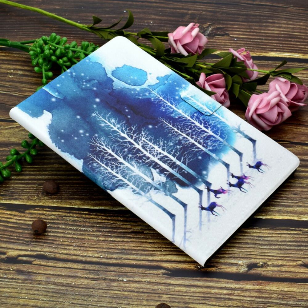 Flip Case Für iPad Air (2024) (2024) / Pro 11" Schneehirsch