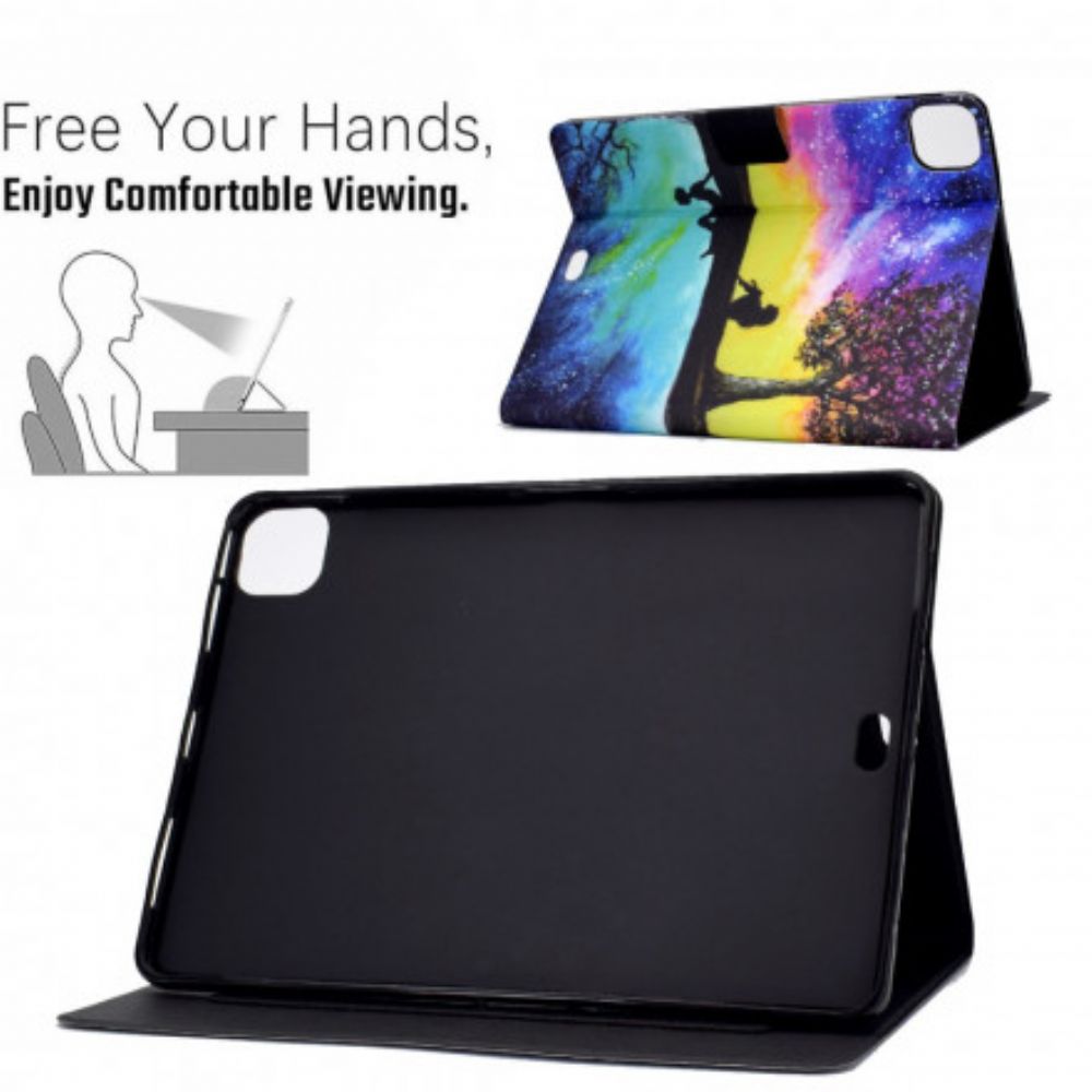 Flip Case Für iPad Air (2024) (2024) / Pro 11" Sternenhimmel