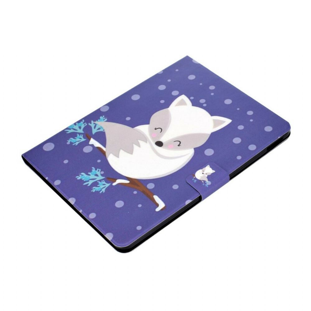 Flip Case Für iPad Air (2024) (2024) / Pro 11" Weißer Fuchs