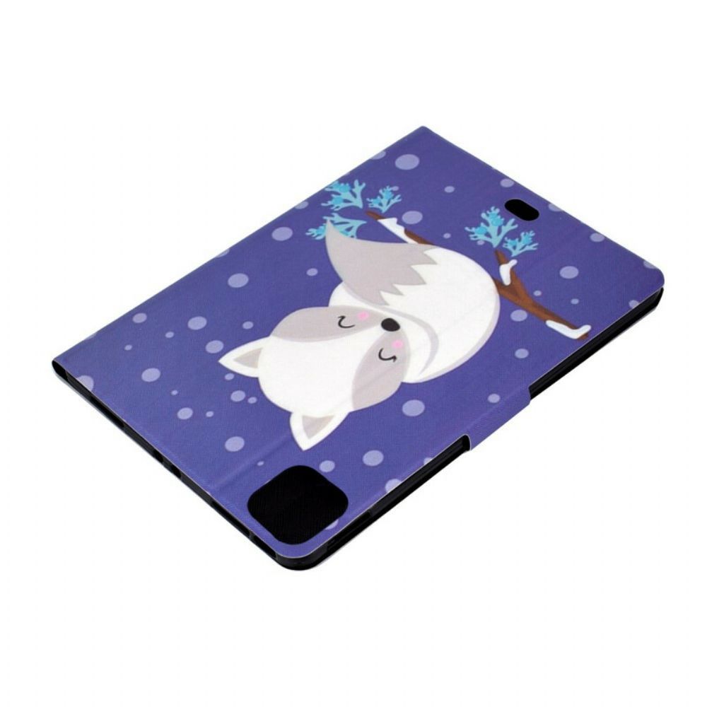 Flip Case Für iPad Air (2024) (2024) / Pro 11" Weißer Fuchs