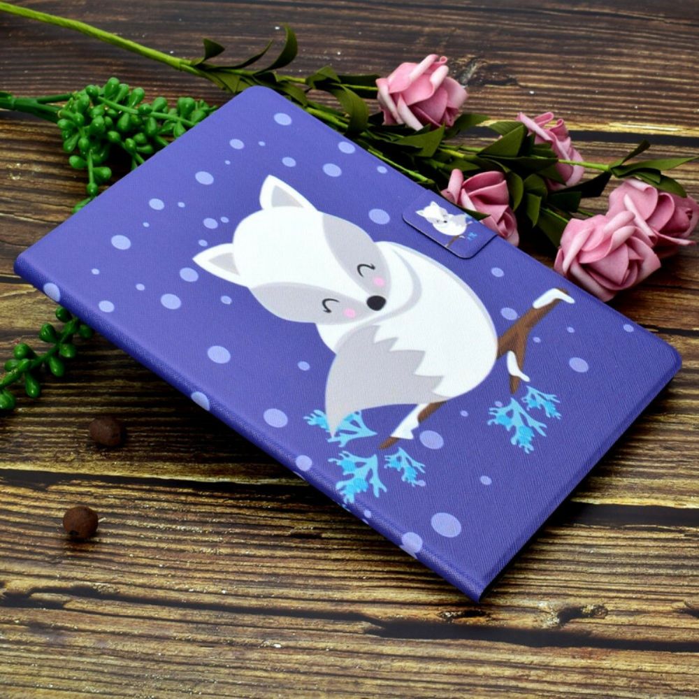 Flip Case Für iPad Air (2024) (2024) / Pro 11" Weißer Fuchs