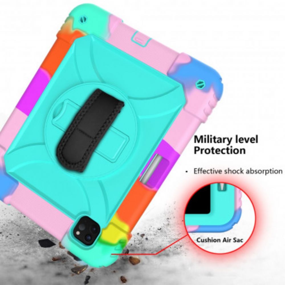Hülle Für iPad Air (2024) (2024) / Pro 11" Riemen- Und Schulterriemenfarben