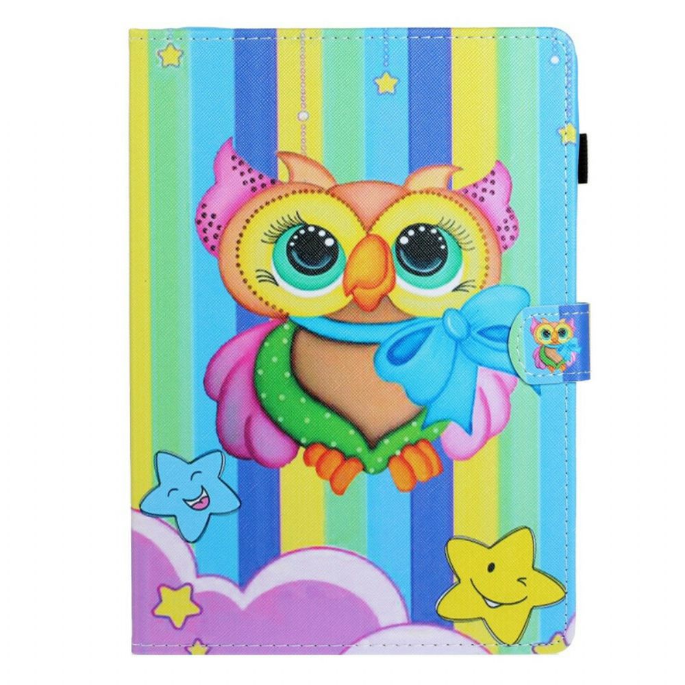 Lederhüllen Für iPad Air (2024) (2024) / Pro 11" Lustiger Vogel