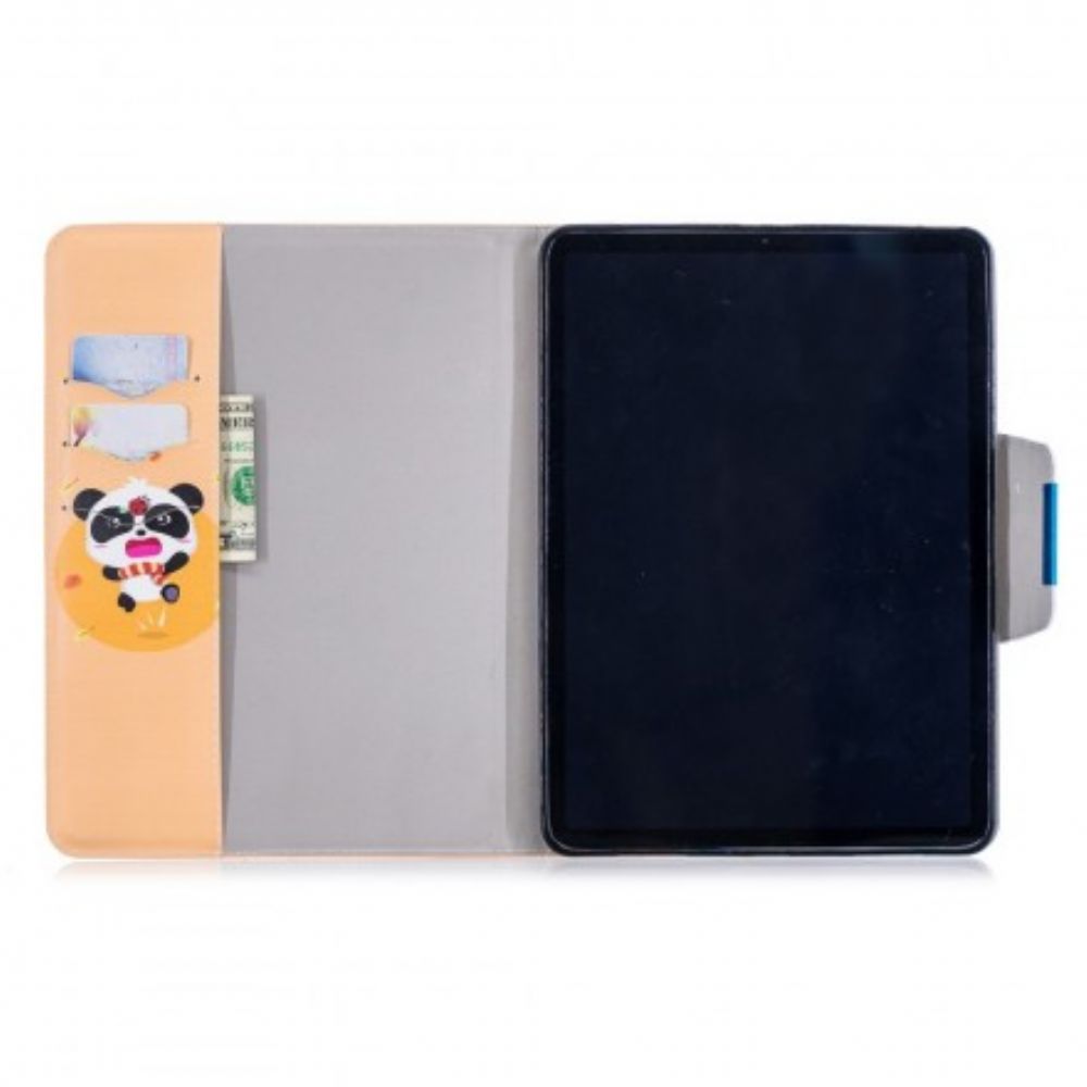 Lederhüllen Für iPad Air (2024) (2024) / Pro 11" Panda-marienkäfer