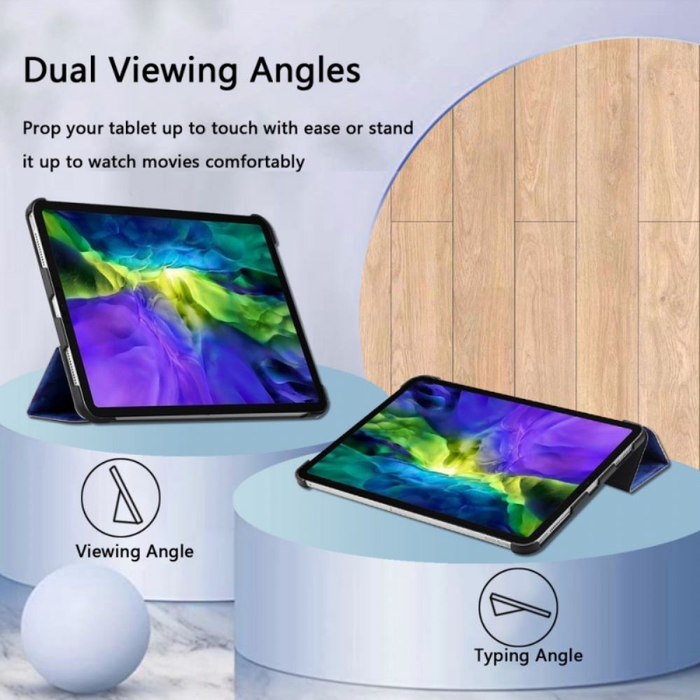 Schutzhülle Für iPad Air (2024) (2024) / Pro 11" Bemalung Des Eiffelturms