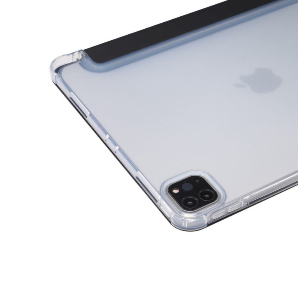 Schutzhülle Für iPad Air (2024) (2024) / Pro 11" Kunstleder Und Durchsichtige Rückseite