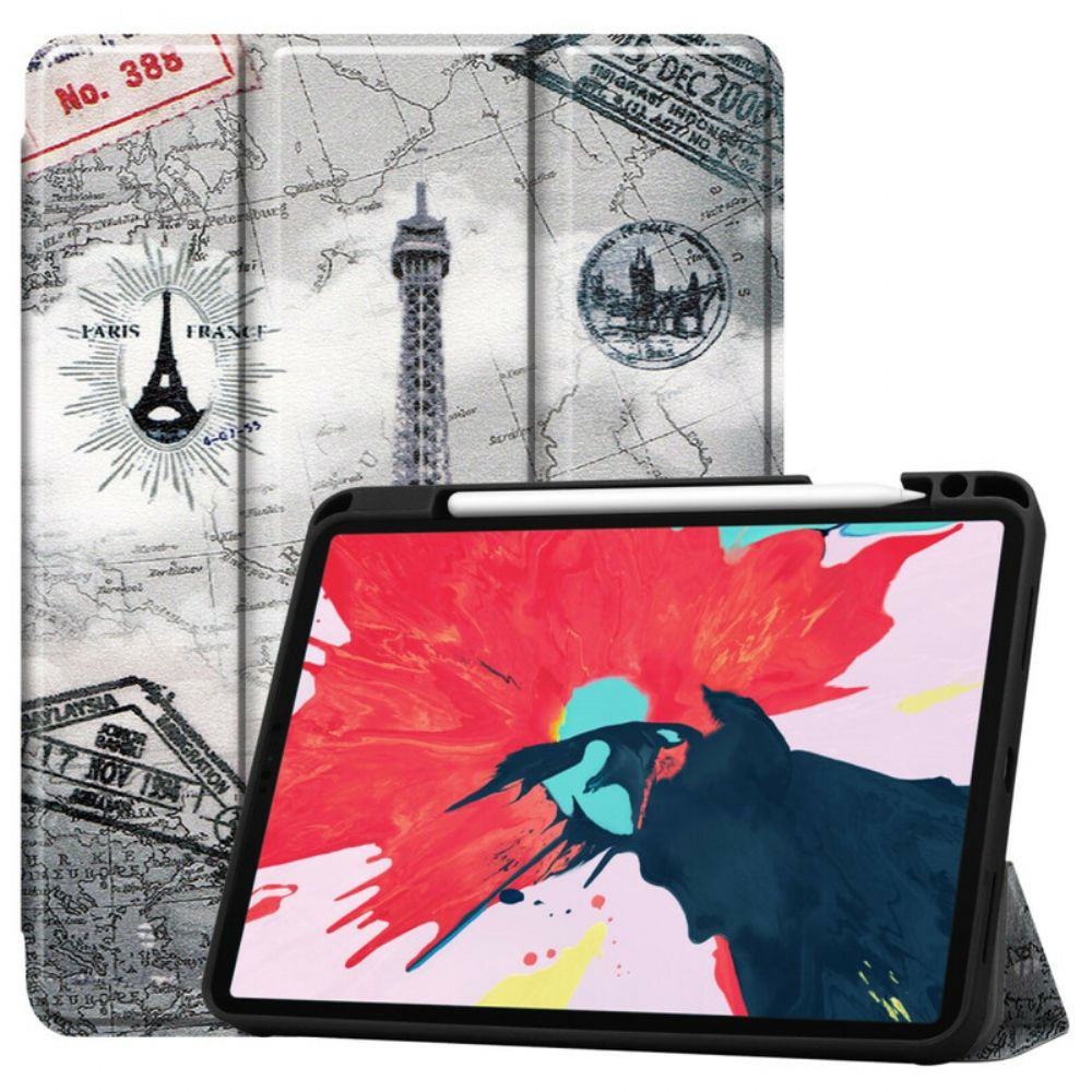 Schutzhülle Für iPad Air (2024) (2024) / Pro 11" Retro-eiffelturm