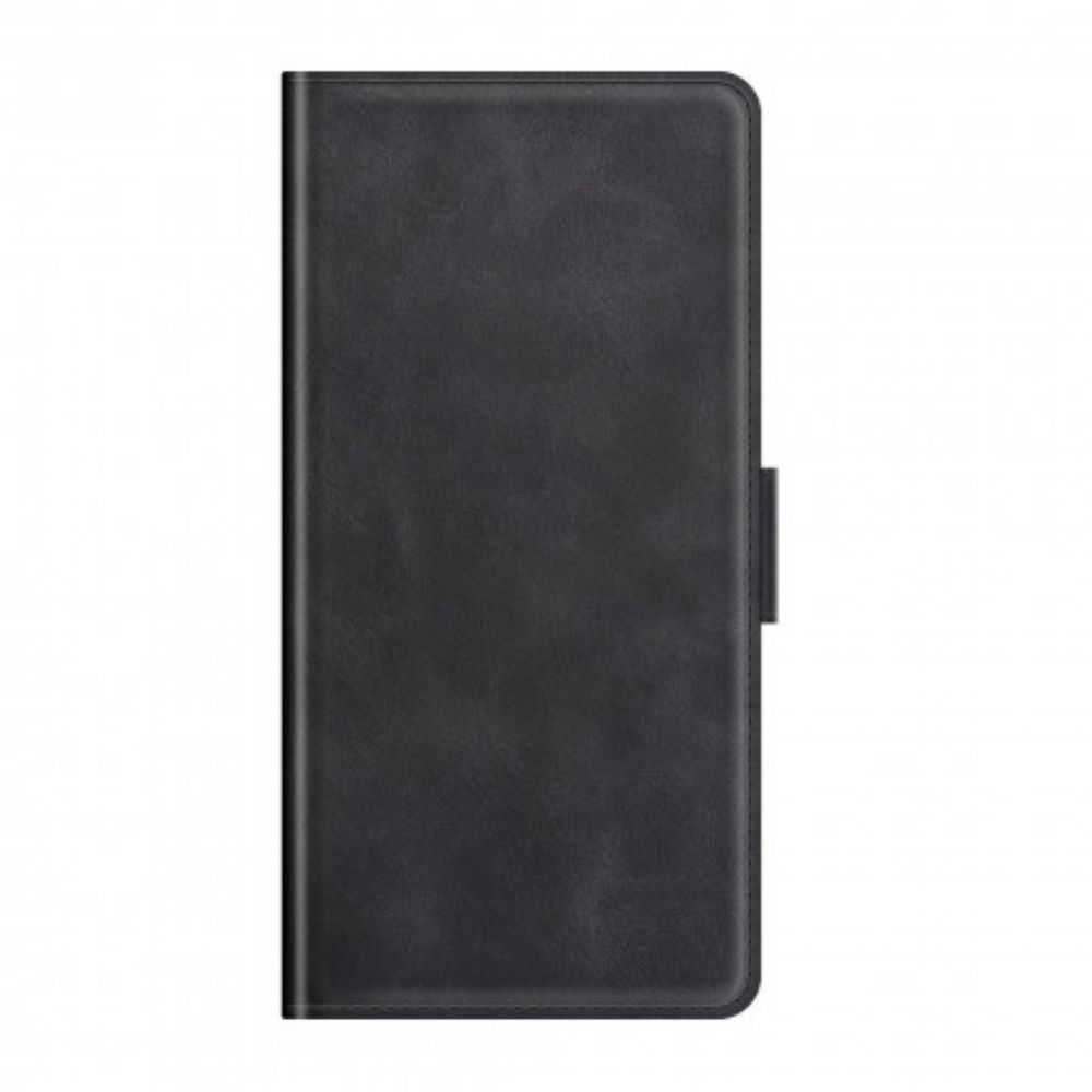 Lederhüllen Für ZTE Axon 30 Ultra 5G Flip Case Klassische Doppelklappe