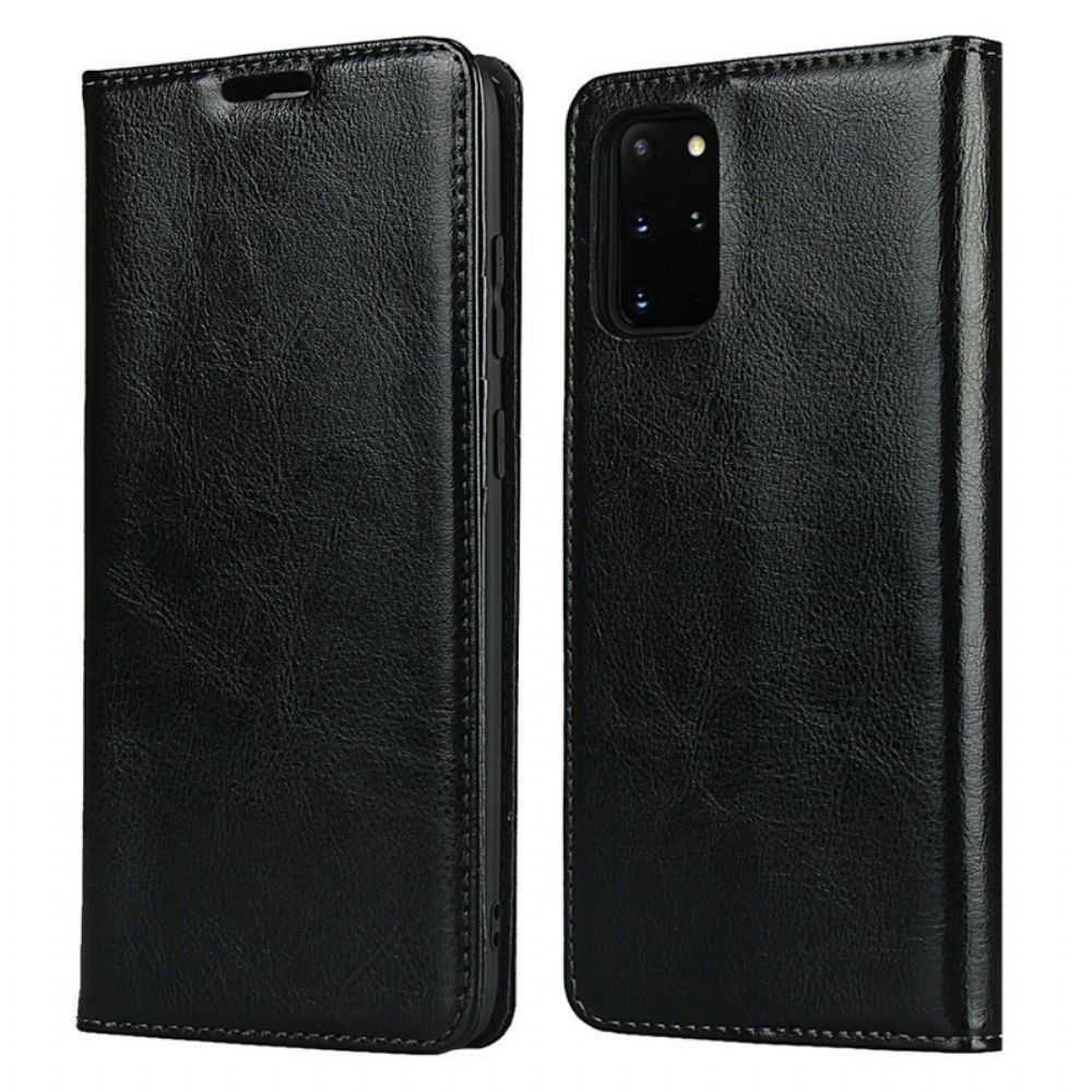 Schutzhülle Für Samsung Galaxy S20 Plus 4G / 5G Flip Case Echtes Leder