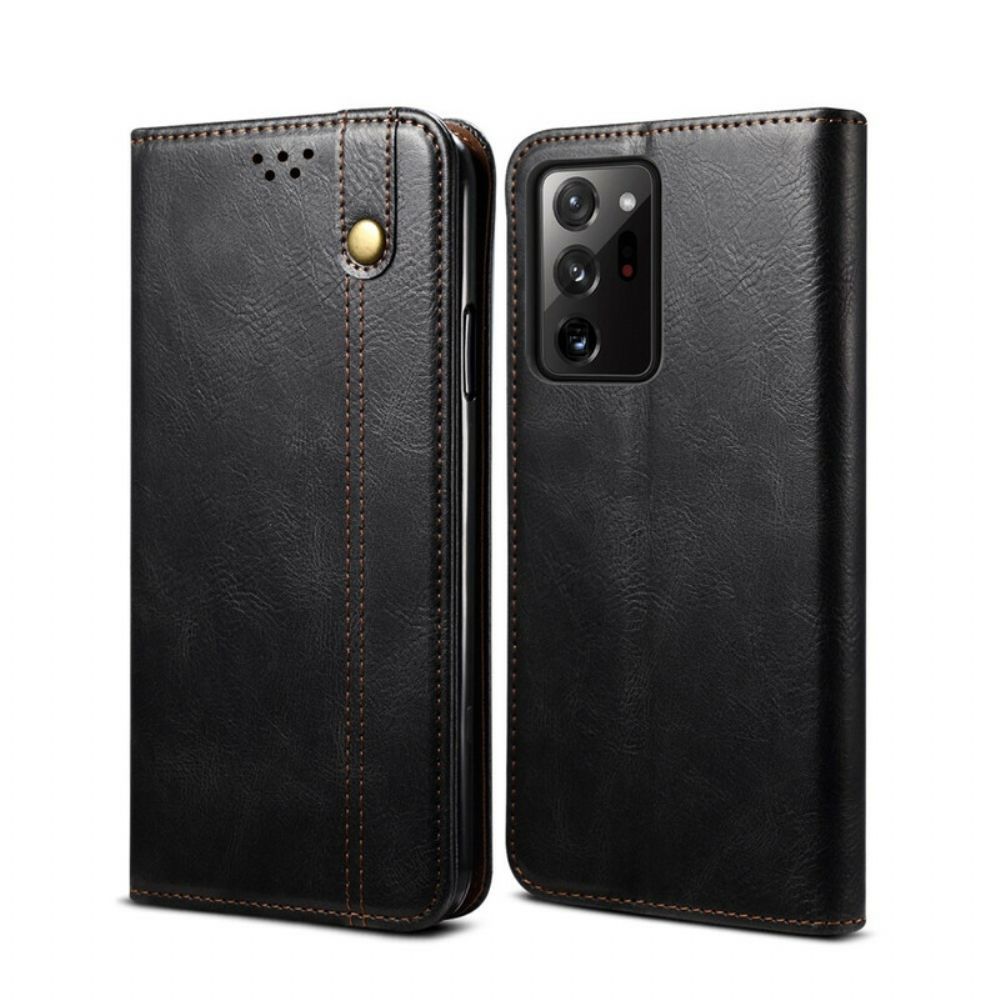 Schutzhülle Für Samsung Galaxy S20 Plus 4G / 5G Flip Case Gewachstes Kunstleder