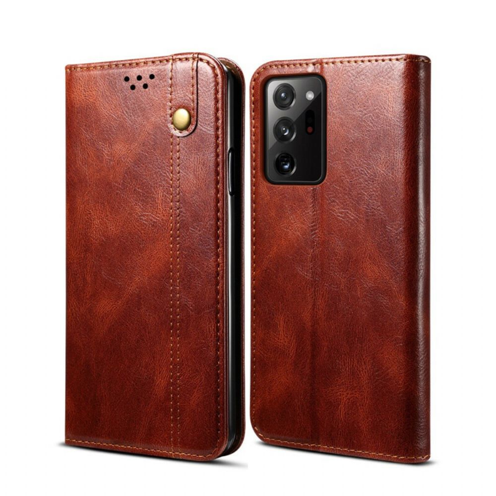 Schutzhülle Für Samsung Galaxy S20 Plus 4G / 5G Flip Case Gewachstes Kunstleder