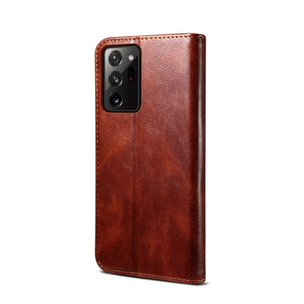 Schutzhülle Für Samsung Galaxy S20 Plus 4G / 5G Flip Case Gewachstes Kunstleder