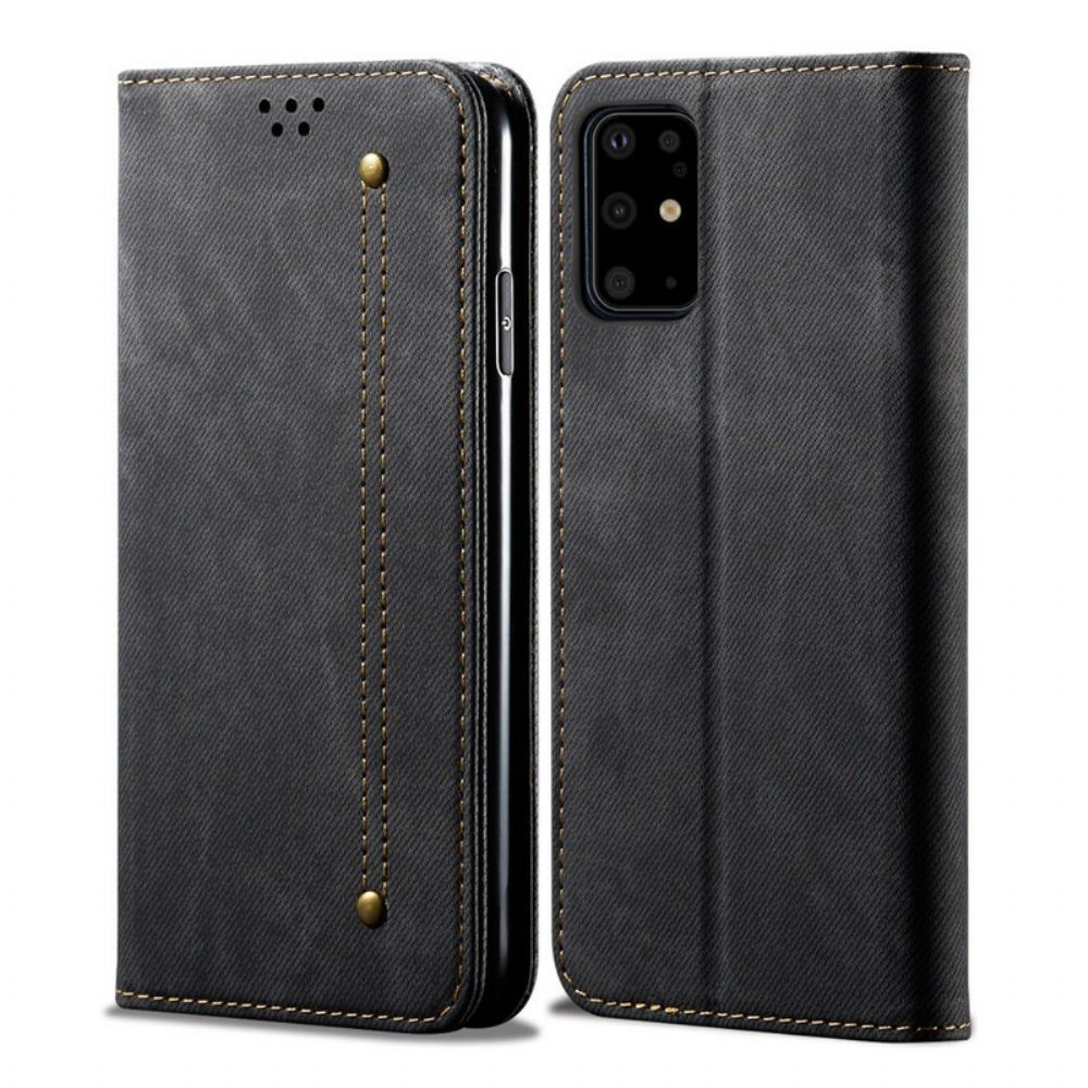 Schutzhülle Für Samsung Galaxy S20 Plus 4G / 5G Flip Case Jeansstoff