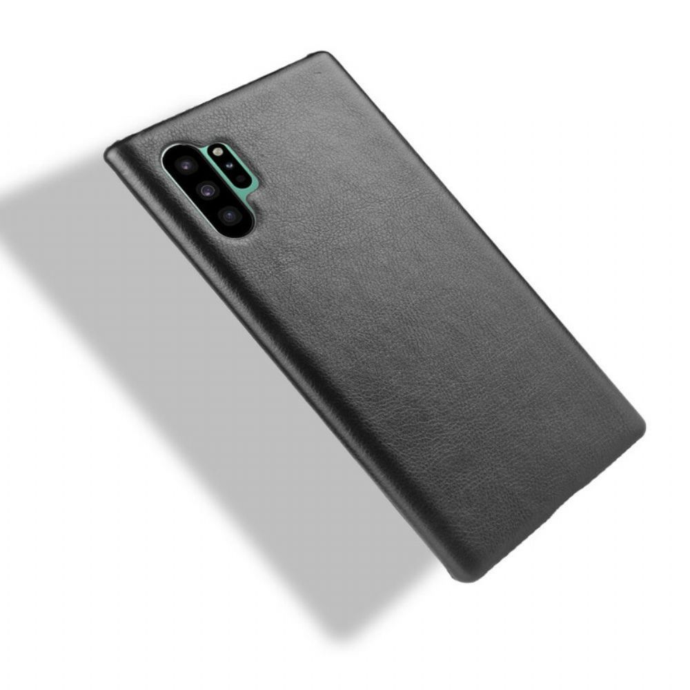 Hülle Für Samsung Galaxy Note 10 Plus Klassischer Litschi-leder-effekt