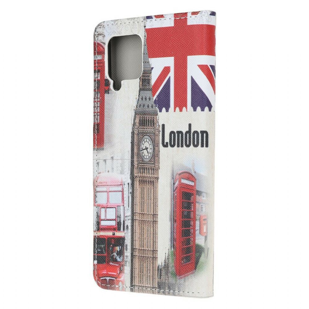 Flip Case Für Samsung Galaxy A12 / M12 Londonlife