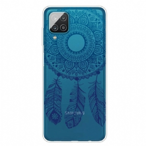 Handyhülle Für Samsung Galaxy A12 / M12 Einzelnes Blumen-mandala