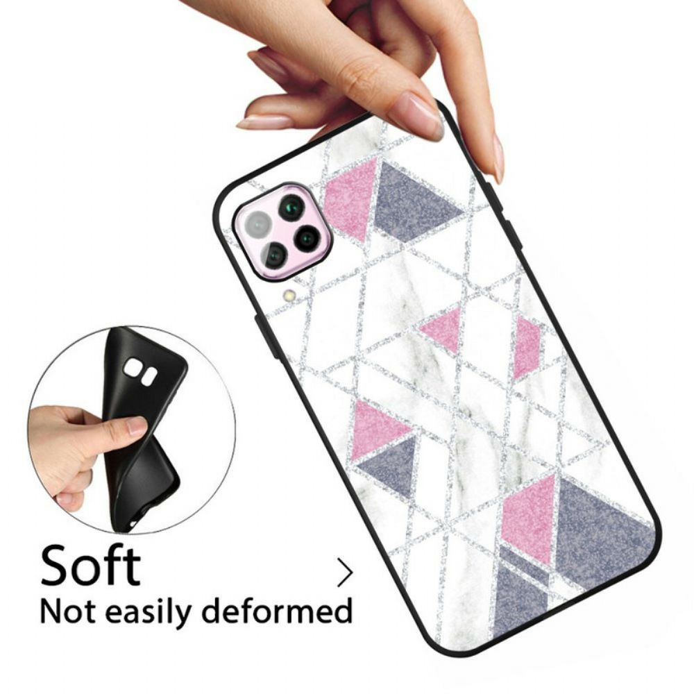 Handyhülle Für Samsung Galaxy A12 / M12 Glitzermarmor