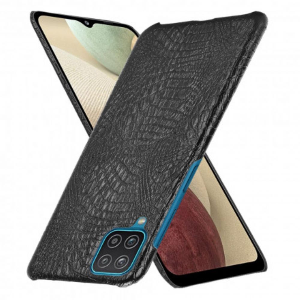 Handyhülle Für Samsung Galaxy A12 / M12 Krokodilleder-effekt