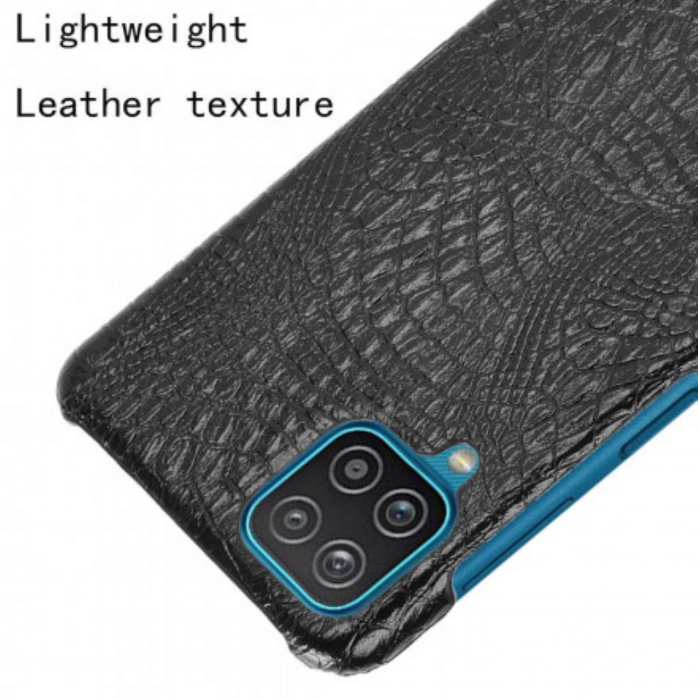 Handyhülle Für Samsung Galaxy A12 / M12 Krokodilleder-effekt