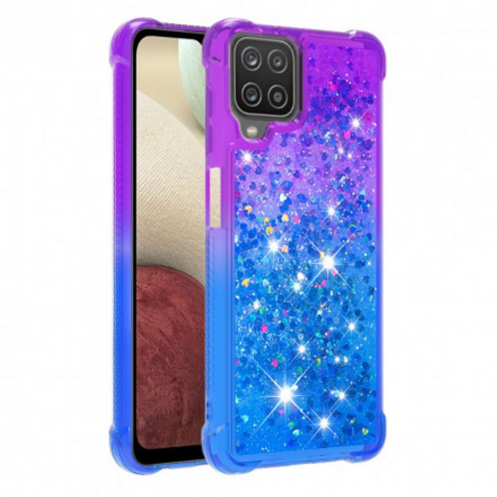 Handyhülle Für Samsung Galaxy A12 / M12 Paillettenfarben