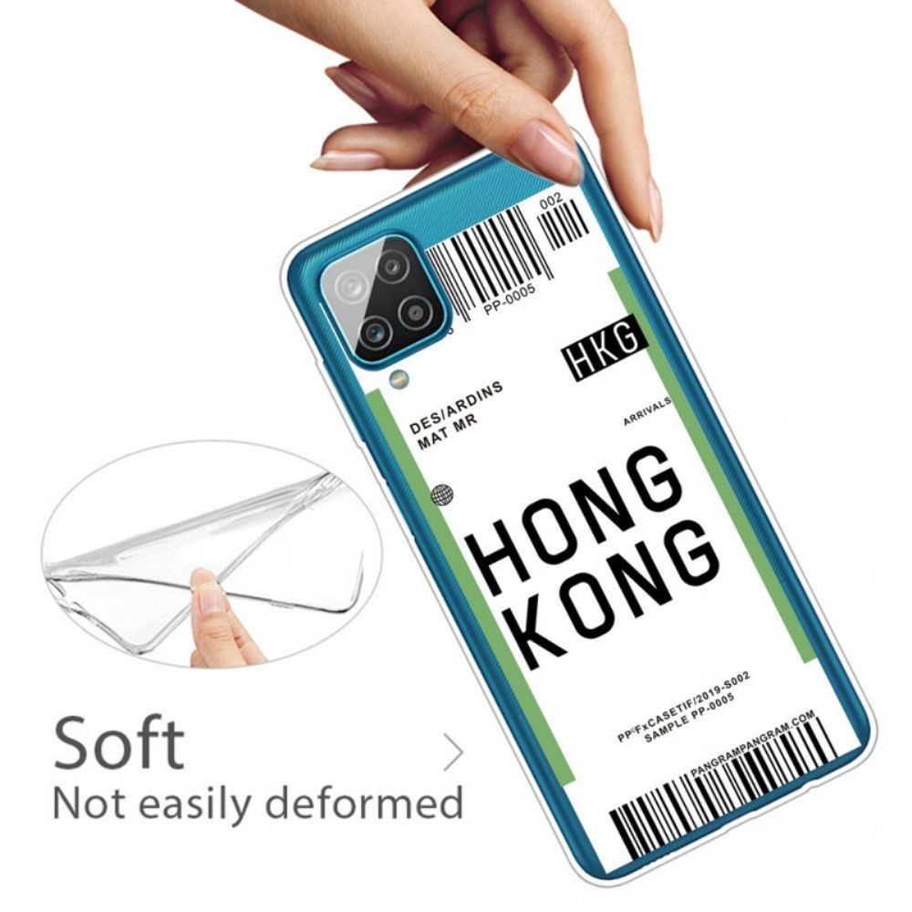Hülle Für Samsung Galaxy A12 / M12 Bordkarte Nach Hongkong