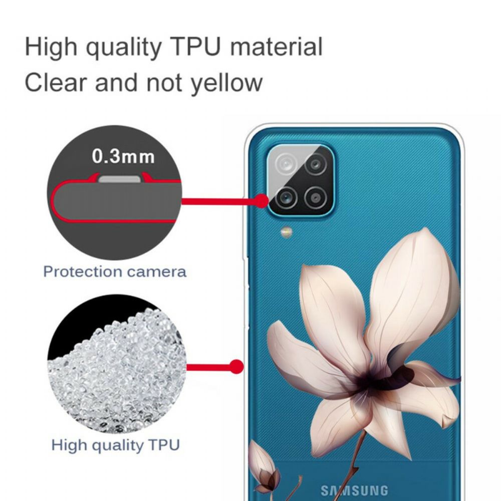 Hülle Für Samsung Galaxy A12 / M12 Premium Blumen