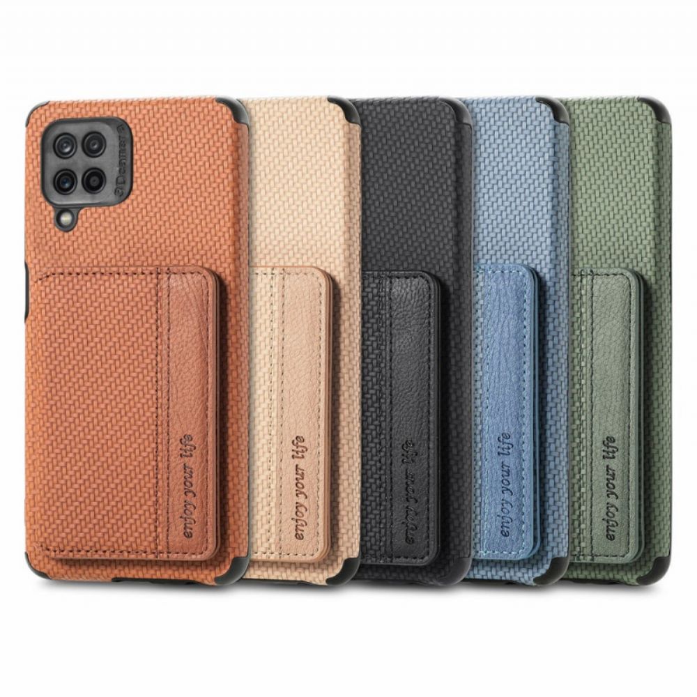 Hülle Für Samsung Galaxy A12 / M12 Unterstützung Für Rfid-kartenhalter