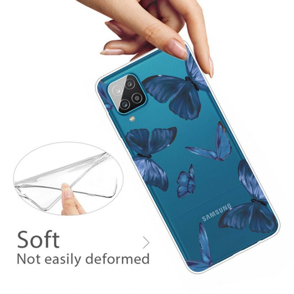 Hülle Für Samsung Galaxy A12 / M12 Wilde Schmetterlinge