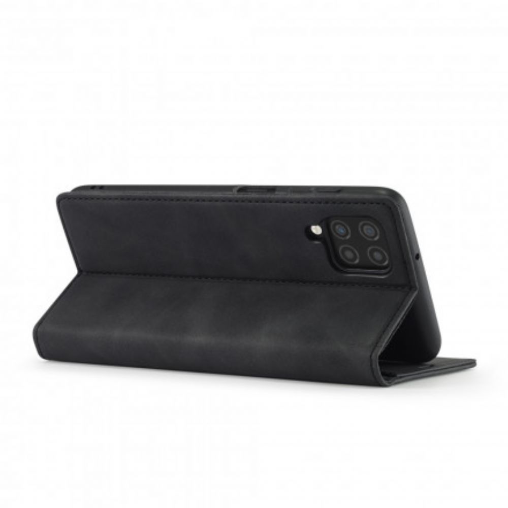 Schutzhülle Für Samsung Galaxy A12 / M12 Flip Case Lc.imeeke Ledereffekt